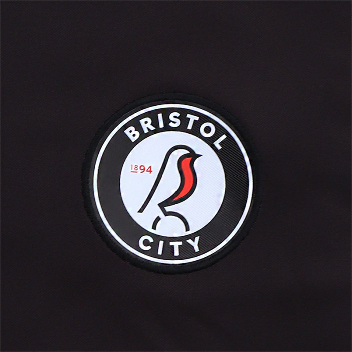 24/25 Bristol City Coaches Half Zip - Youth Black