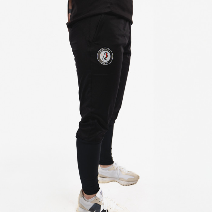 24/25 Bristol City Black Training Pants - Adult