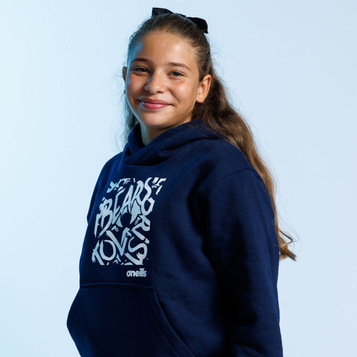 24 25 Bristol Bears Navy Travel Hoodie Youth