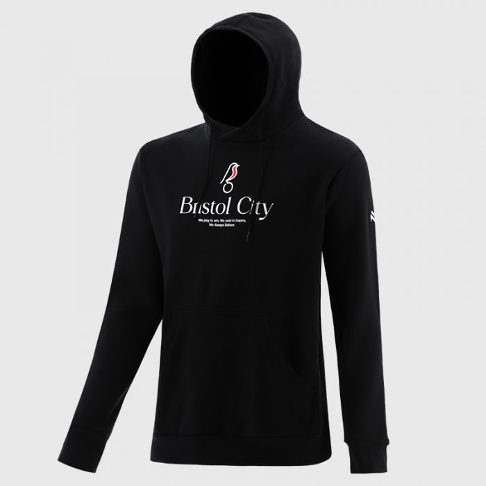 24/25 Bristol City Black Hoodie - Adult