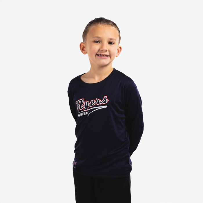 Bristol Flyers Navy Warm Up Top - Youth