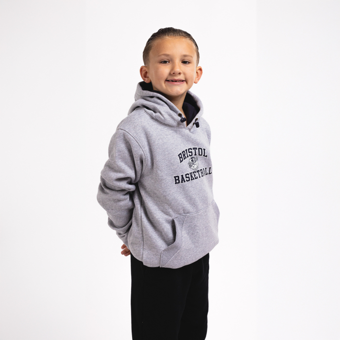 Bristol Flyers Grey College Hoodie - Youth