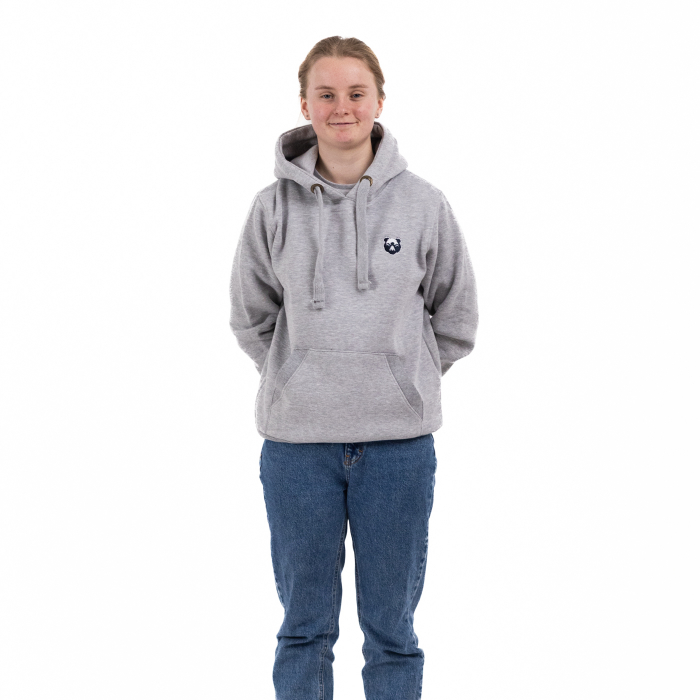 Bristol Bears Essentials Grey Hoodie - Adult