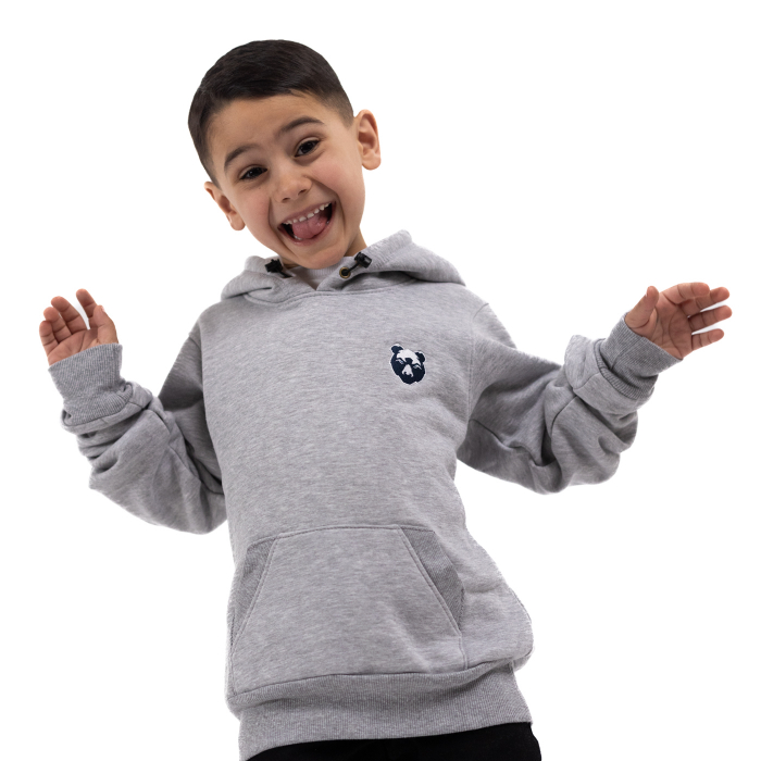 Bristol Bears Essentials Grey Hoodie - Youth