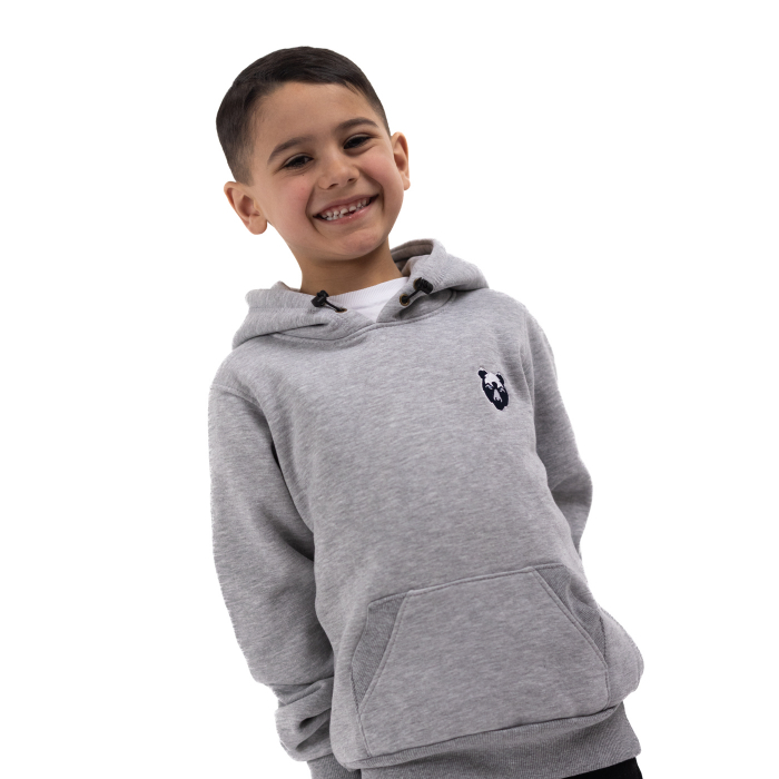 Bristol Bears Essentials Grey Hoodie - Youth