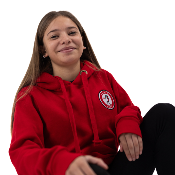 Bristol City Essentials Red Hoodie - Youth