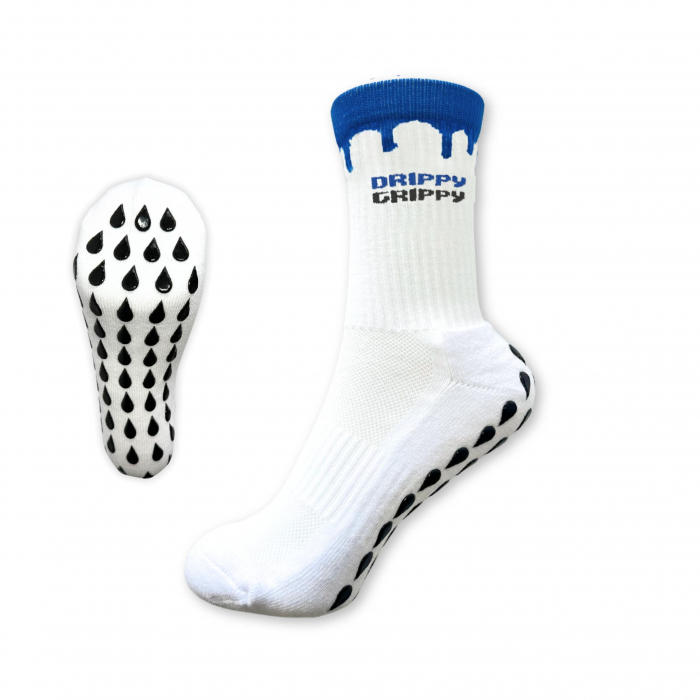 Blue Drippy Grippy Socks - Youth