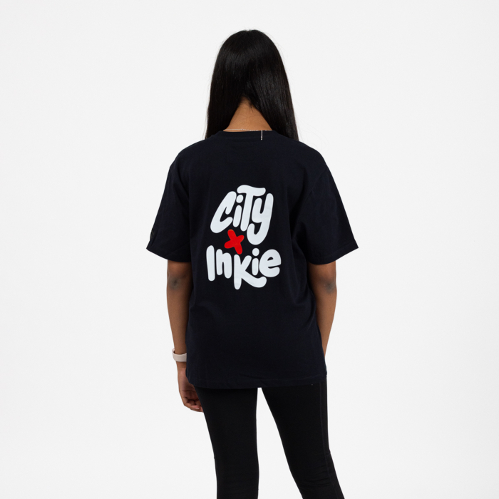 Bristol City x Inkie Black Printed Tee - Youth