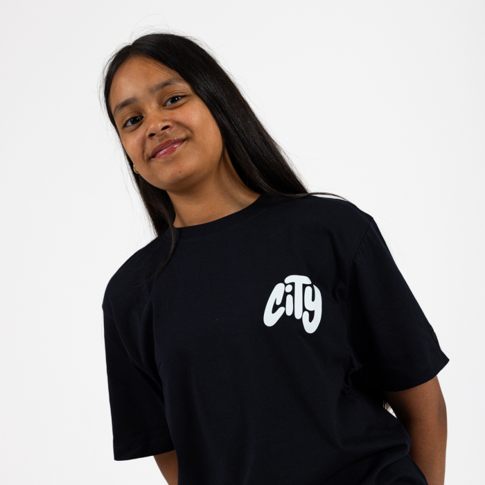 Bristol City x Inkie Black Printed Tee - Youth