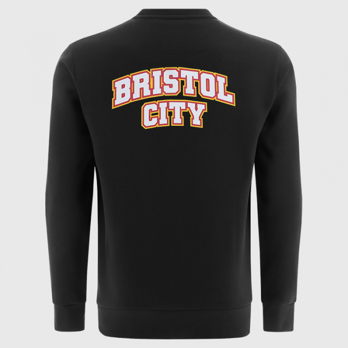 25/26 Bristol City Black Travel Sweater - Adult