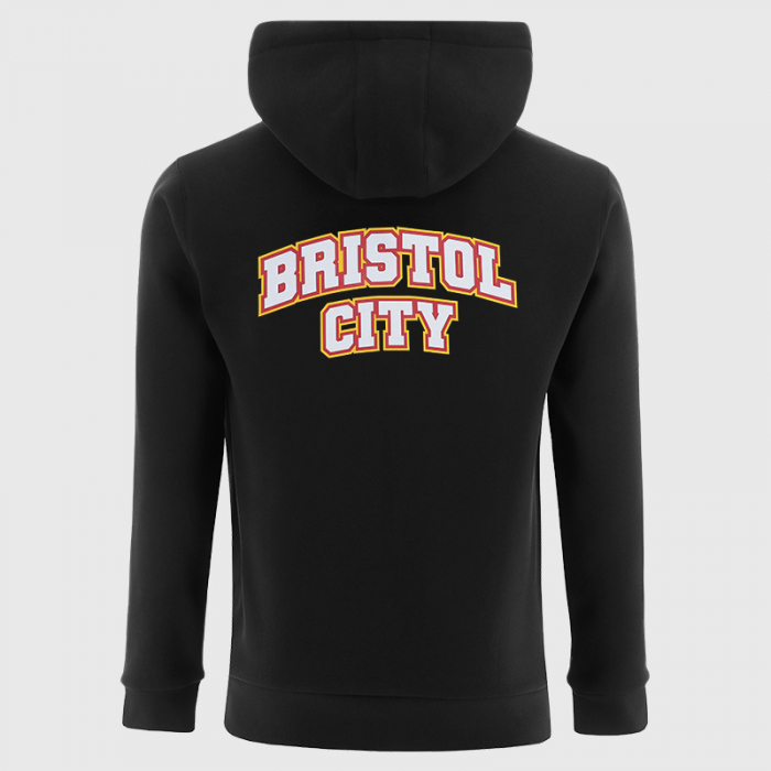 25/26 Bristol City Black Travel Hoodie - Adult