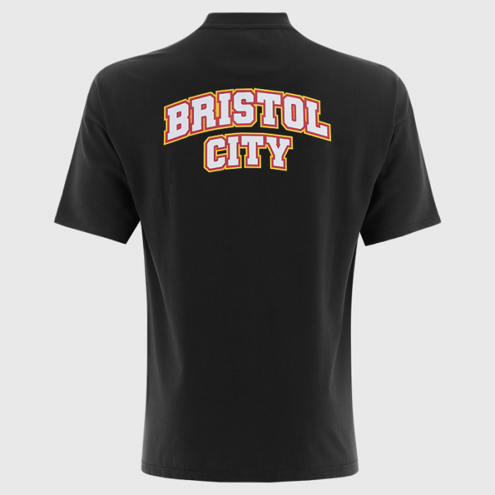 25/26 Bristol City Black Travel Tee - Adult