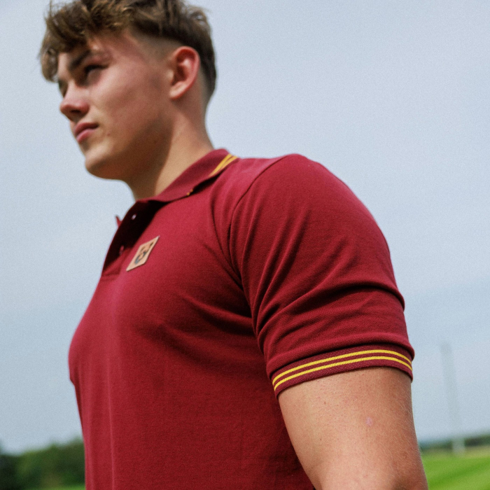 Bristol Bears Maroon Polo - Adult Maroon