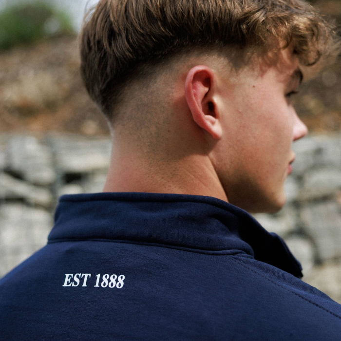 Bristol Bears Quilted Half Zip - Youth