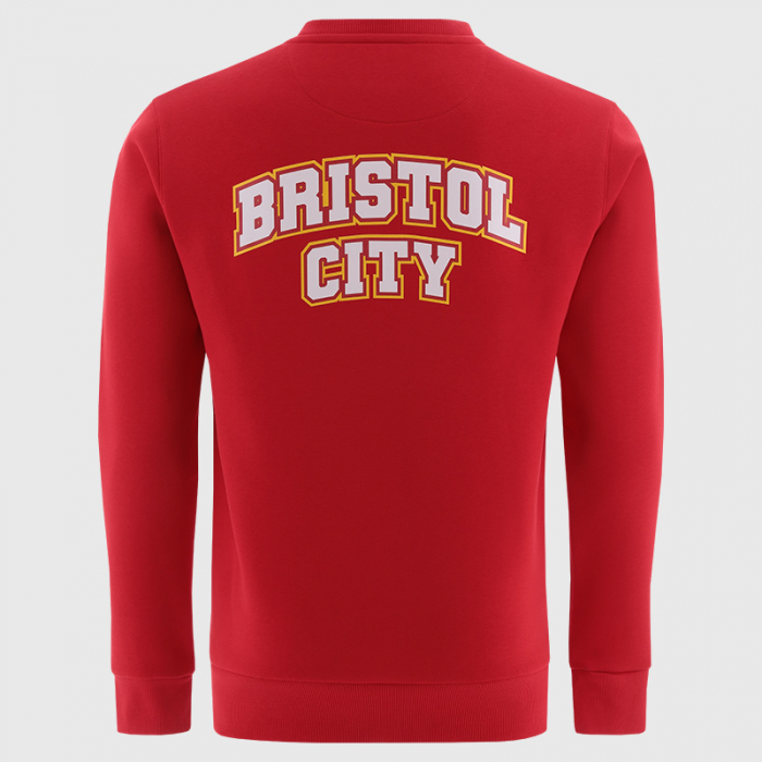 25/26 Bristol City Red Travel Sweater - Adult