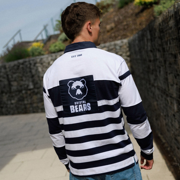  Bristol Bears Thin Hooped Rugby Jersey