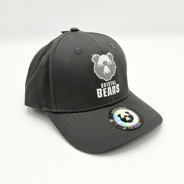 Bristol Bears Charcoal Baseball Cap - Adult