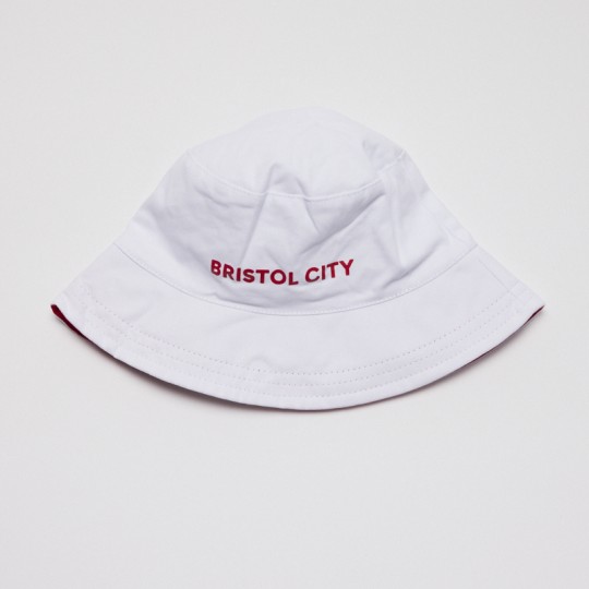 Bristol City White Bucket Hat - Adult 
