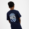 Bristol Bears Navy Summer Back Print Tee - Youth