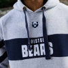 Bristol Bears Grey & Navy Hoodie - Women