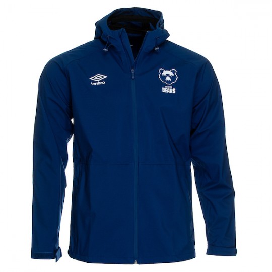 Bristol Bears Blue Rain Jacket - Adult