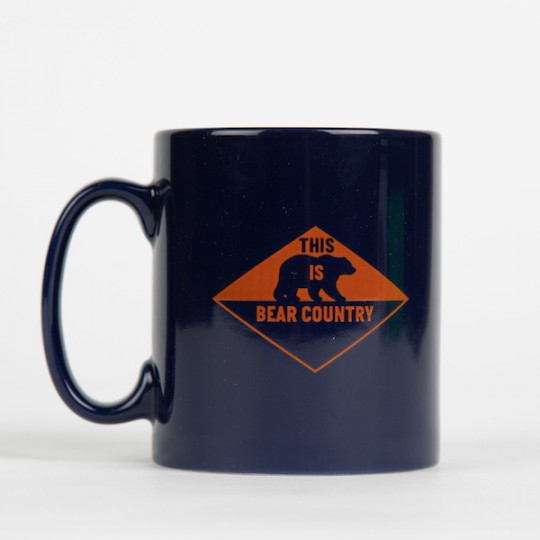 This Is Bear Country Navy Mug