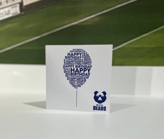 BEARS Happy Birthday Balloon Card