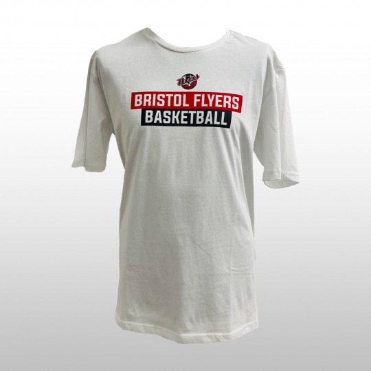 Bristol Flyers White Deluxe Tee - Adult