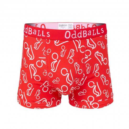 OddBalls - FA Wales Red 2020 - Mens Boxer Shorts
