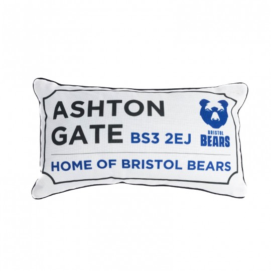 Bristol Bears Street Sign Cushion