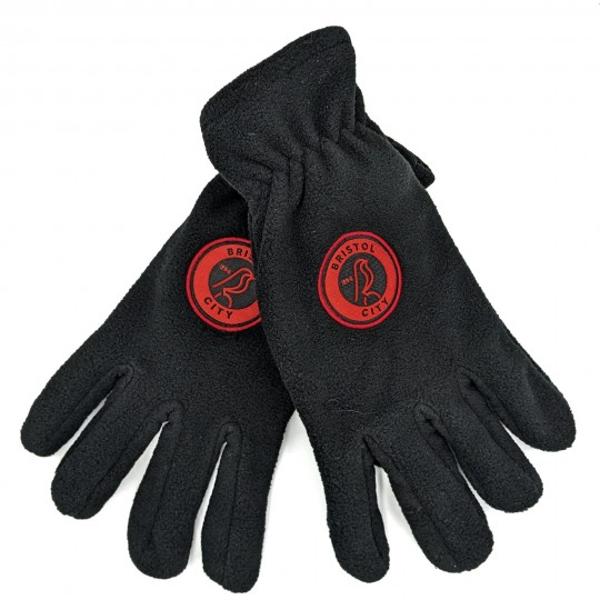 Bristol City Fleece Touchscreen Gloves - Adult