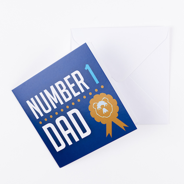 Bristol Bears 'No.1 Dad' Card