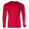 BCFC Long Sleeved Patch Tee - Red