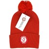 Bristol City Red Ribbed Bobble Beanie - Adult