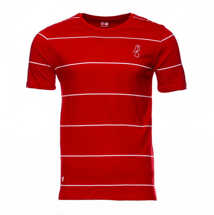 2021 CITY Red/White Pinstripe Tee Adult