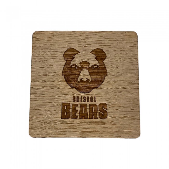 Bristol Bears Wooden Coasters