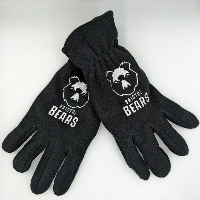 Bristol Bears Fleece Touchscreen Gloves - Adult