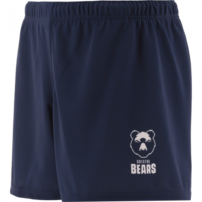 Bristol Bears Navy Gym Shorts - Adult