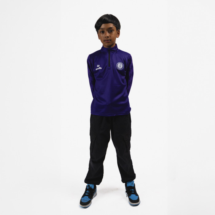 24/25 Bristol City Players Half Zip - Youth Purple