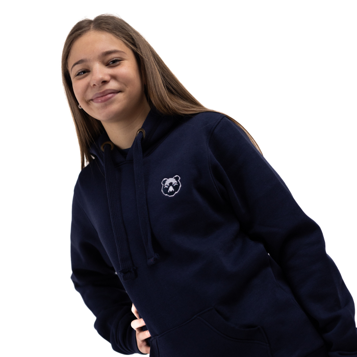 Bristol Bears Essentials Navy Hoodie - Youth