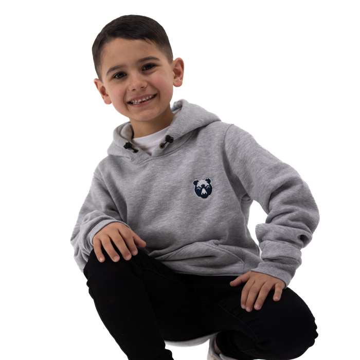 Bristol Bears Essentials Grey Hoodie - Youth