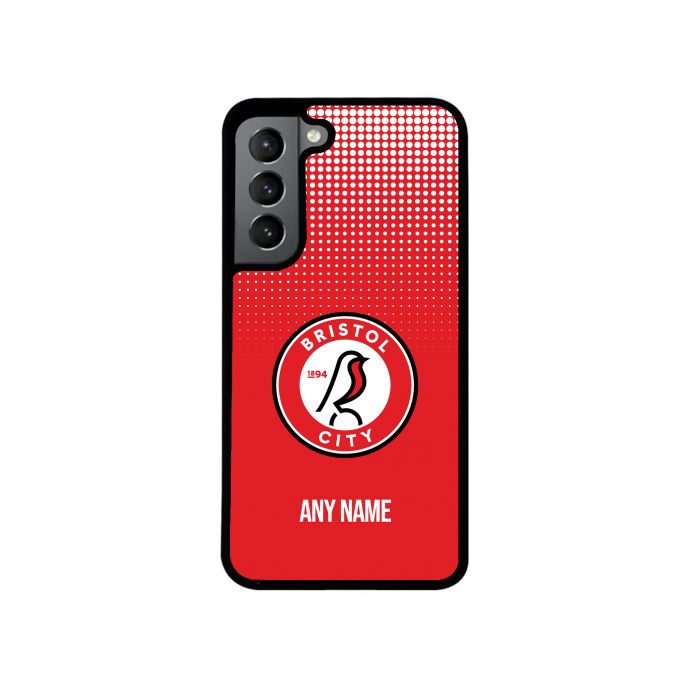 Bristol City Halftone Custom Samsung Case