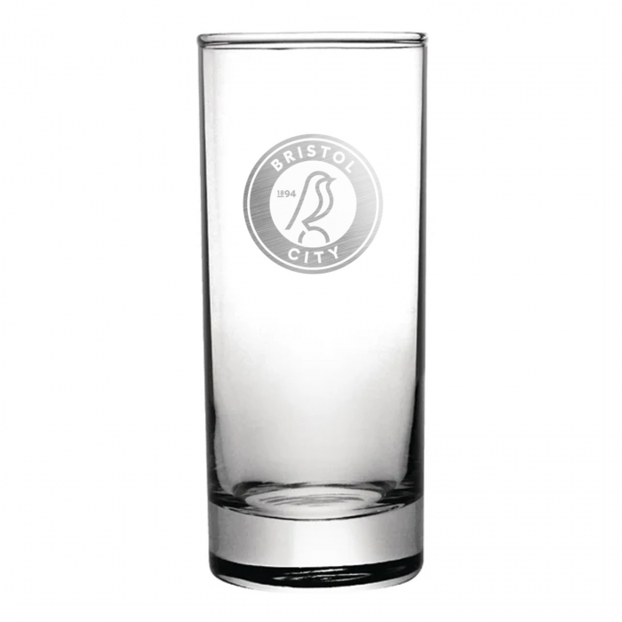 Bristol City Hi Ball 340ml Glass