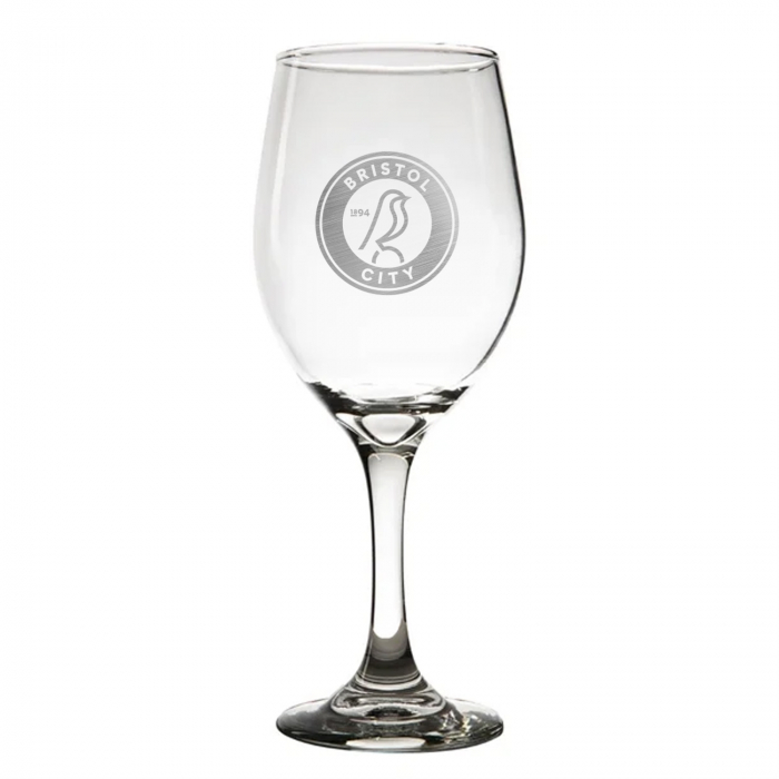 Bristol City Solar Wine Glass