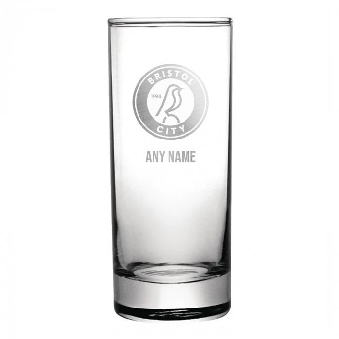 Bristol City Custom Hi Ball 340ml Glass