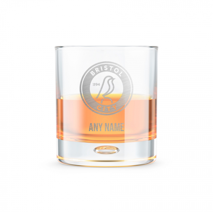 Bristol City Custom Whiskey Glass