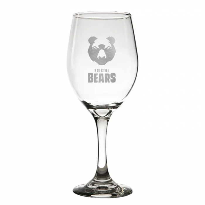 Bristol Bears Solar Wine Glass