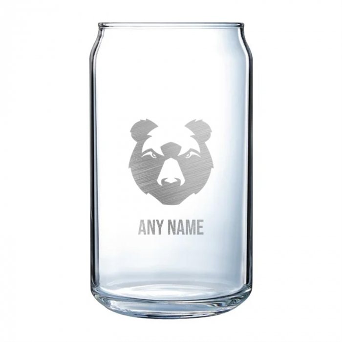 Bristol Bears Custom Can Glass