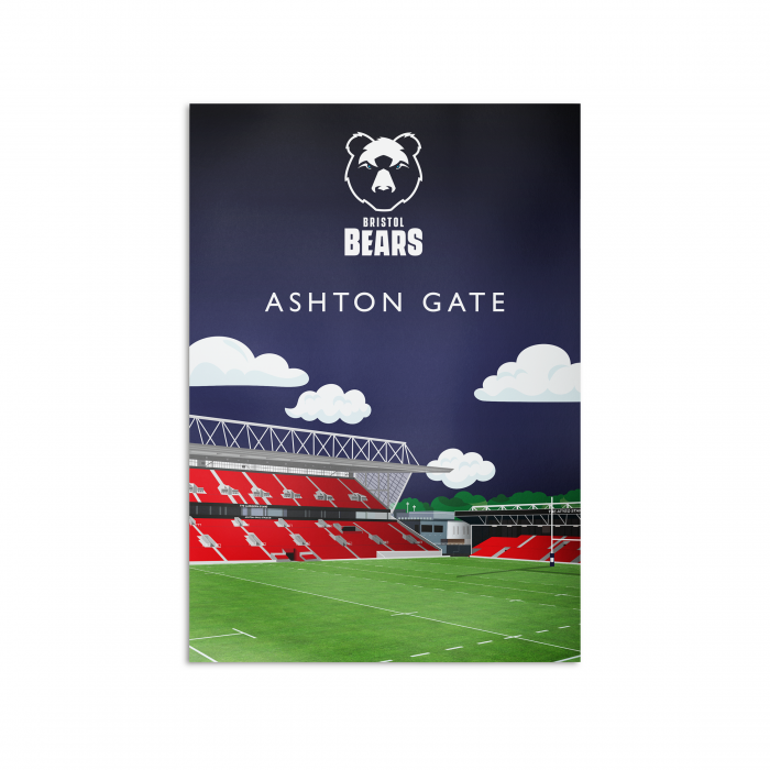 Bristol Bears Ashton Gate Stadium Print