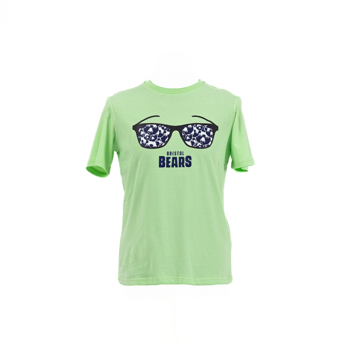 Bristol Bears Lime Sunglasses Tee - Adult